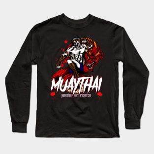 Muaythai fighter Long Sleeve T-Shirt